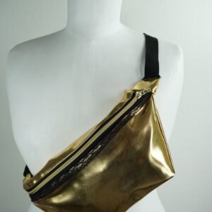Sac banane doré – dentelle