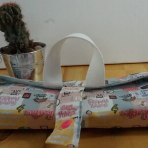 TROUSSE DE TOILETTE girl power fond bleu