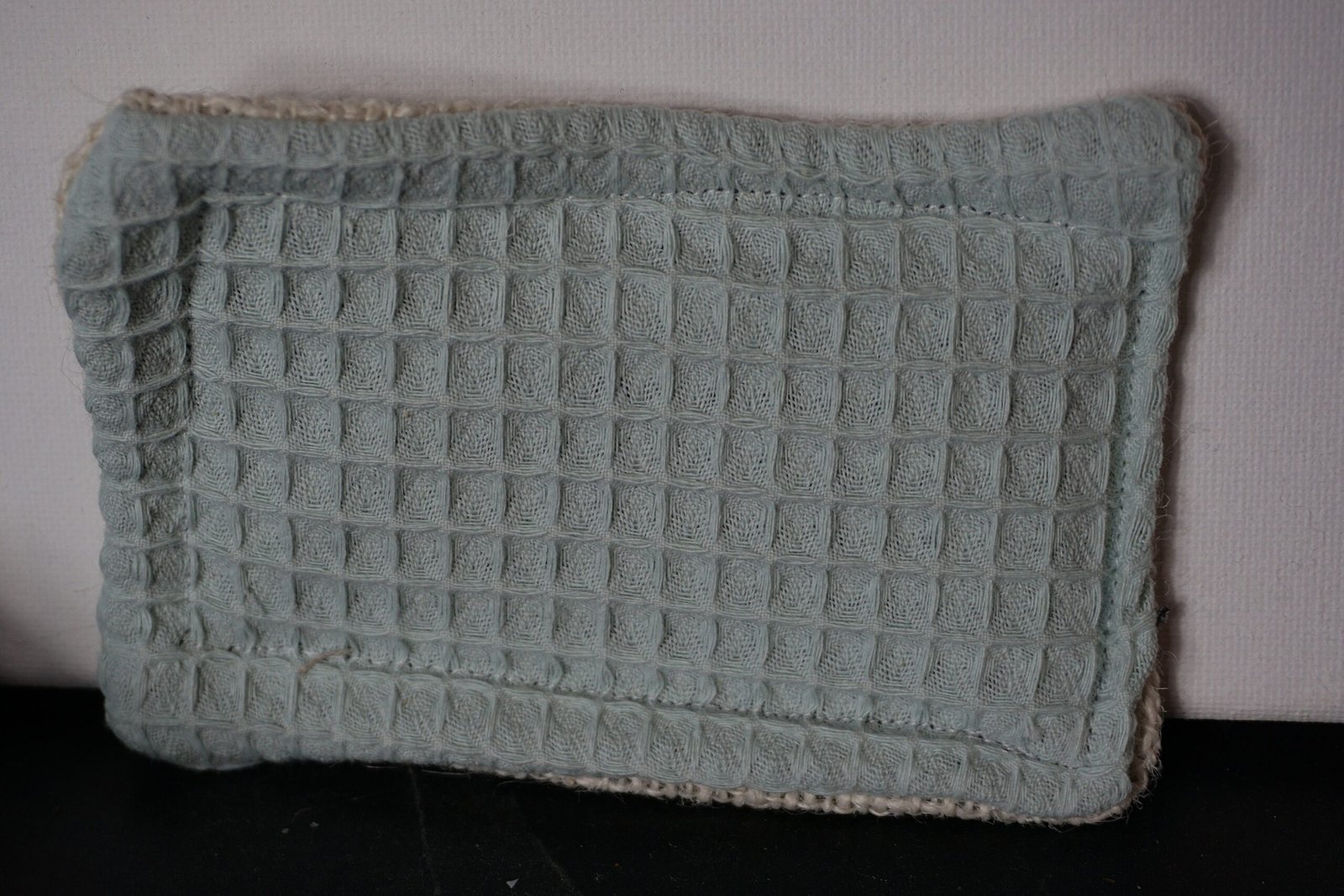 Torchon et éponge assortis vert d'eau – Image 4