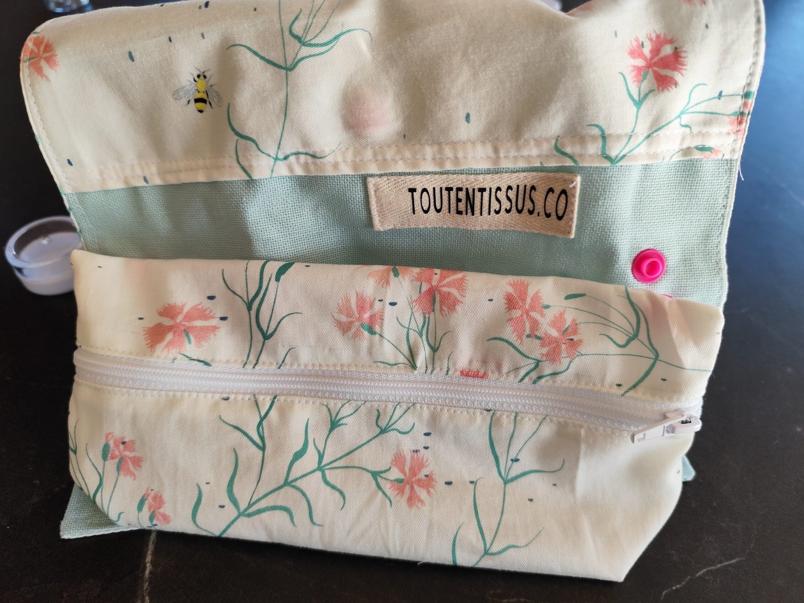 TROUSSE DE TOILETTE OEILLET ROSE – Image 6
