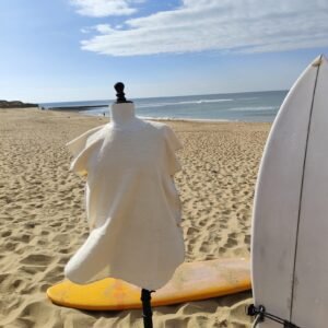 PONCHO éponge coton bio pour le réconfort après l’effort