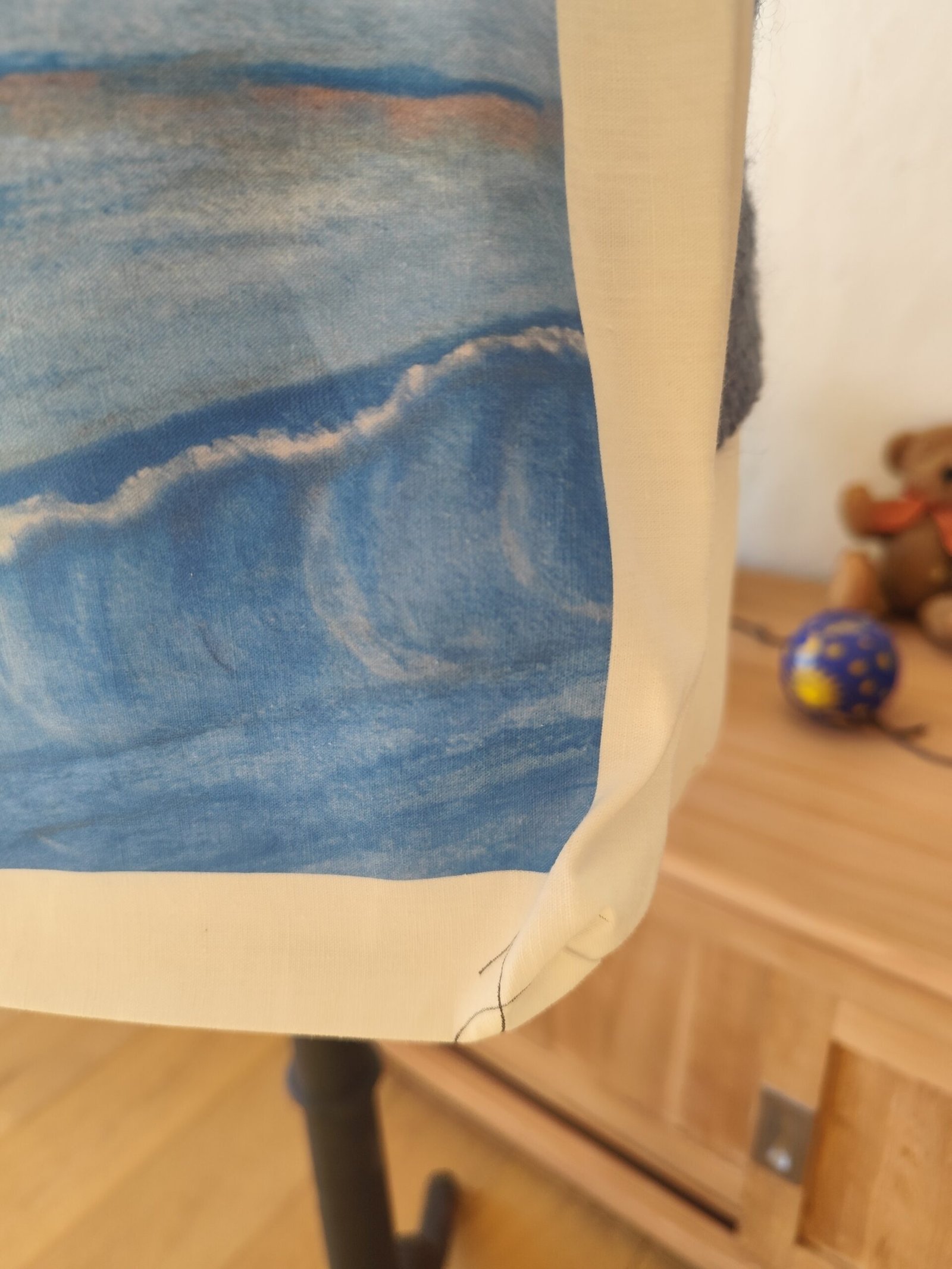 Tote bag artistique – Œuvre originale d’un artiste costaricien-coucher de soleil – Image 4