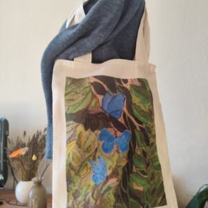 Tote bag artistique – Œuvre originale d’un artiste costaricien-papillons