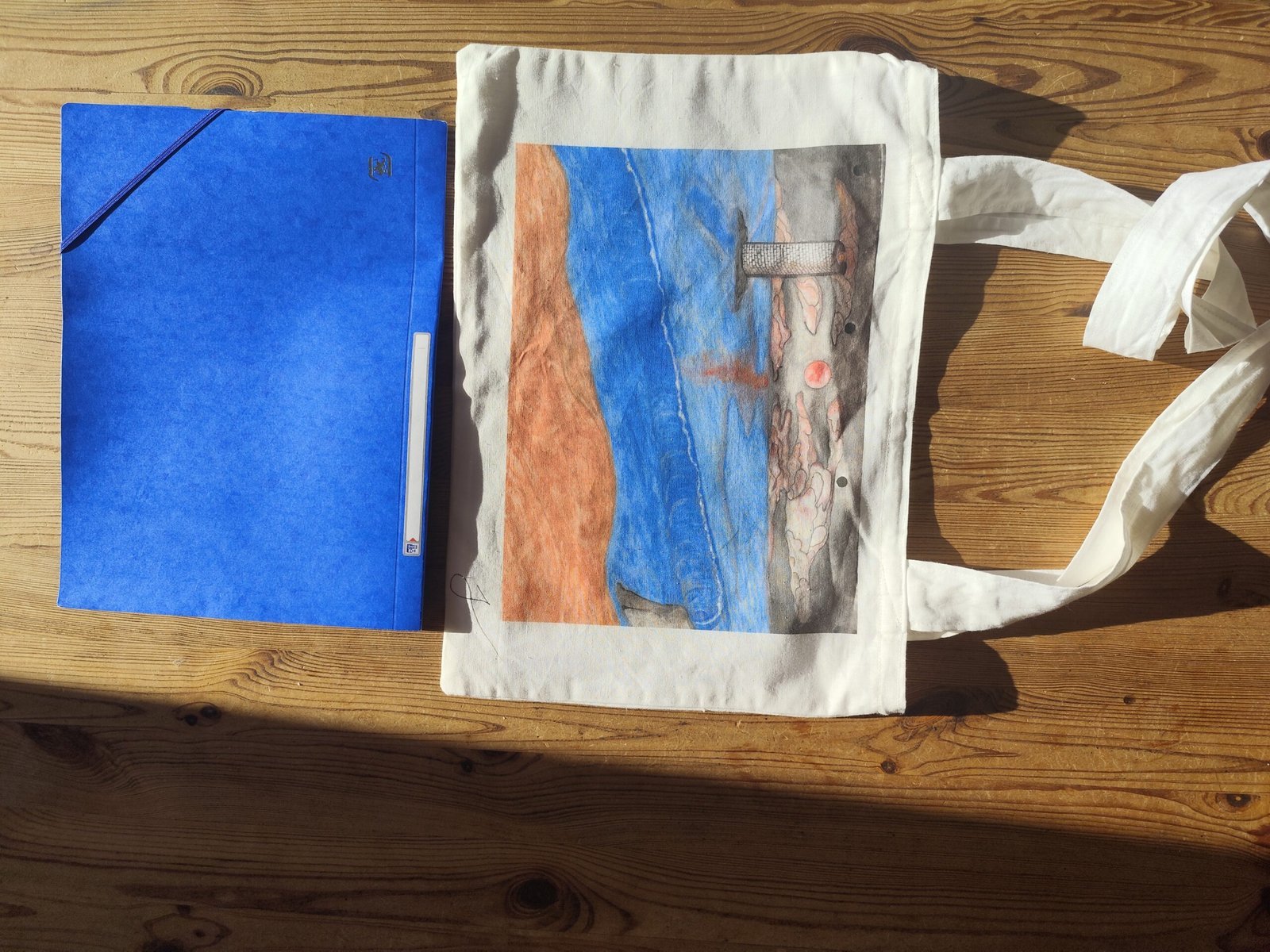 Tote bag artistique – Œuvre originale d’un artiste costaricien-tour de garde – Image 6